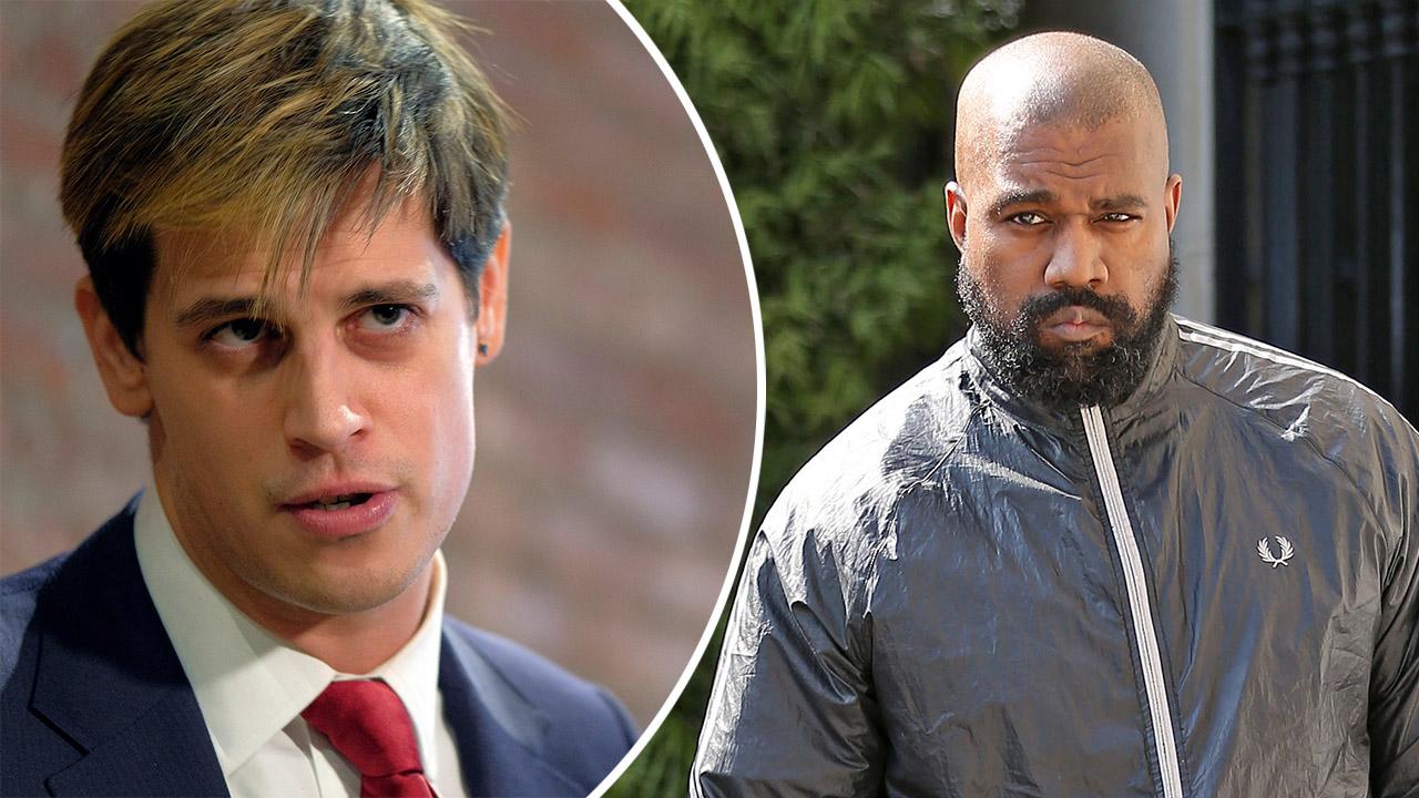 Photo of Milo Yiannopoulos and Kanye West