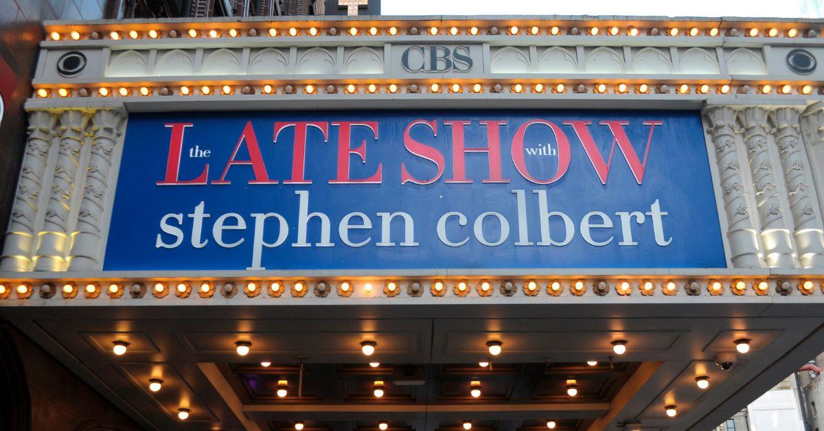 Photo of Late Show With Stephen Colbert Sign