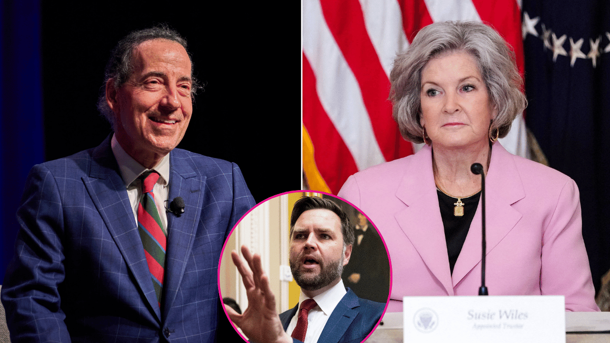 Jamie Raskin; J.D Vance;Susie Wiles