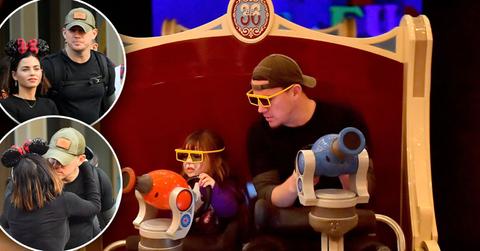Channing tatum jenna dewan take daughter everly disney land ok pp