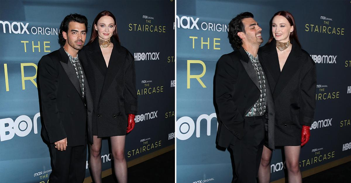 NY: The Staircase TV show premiere by HBOMAX Sophie Turner wearing