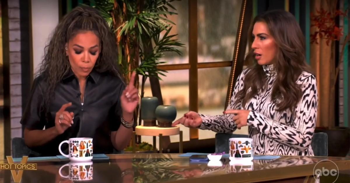 the view gets heated whoopi goldberg scolds alyssa farah griffin and sunny hostin during intense debate