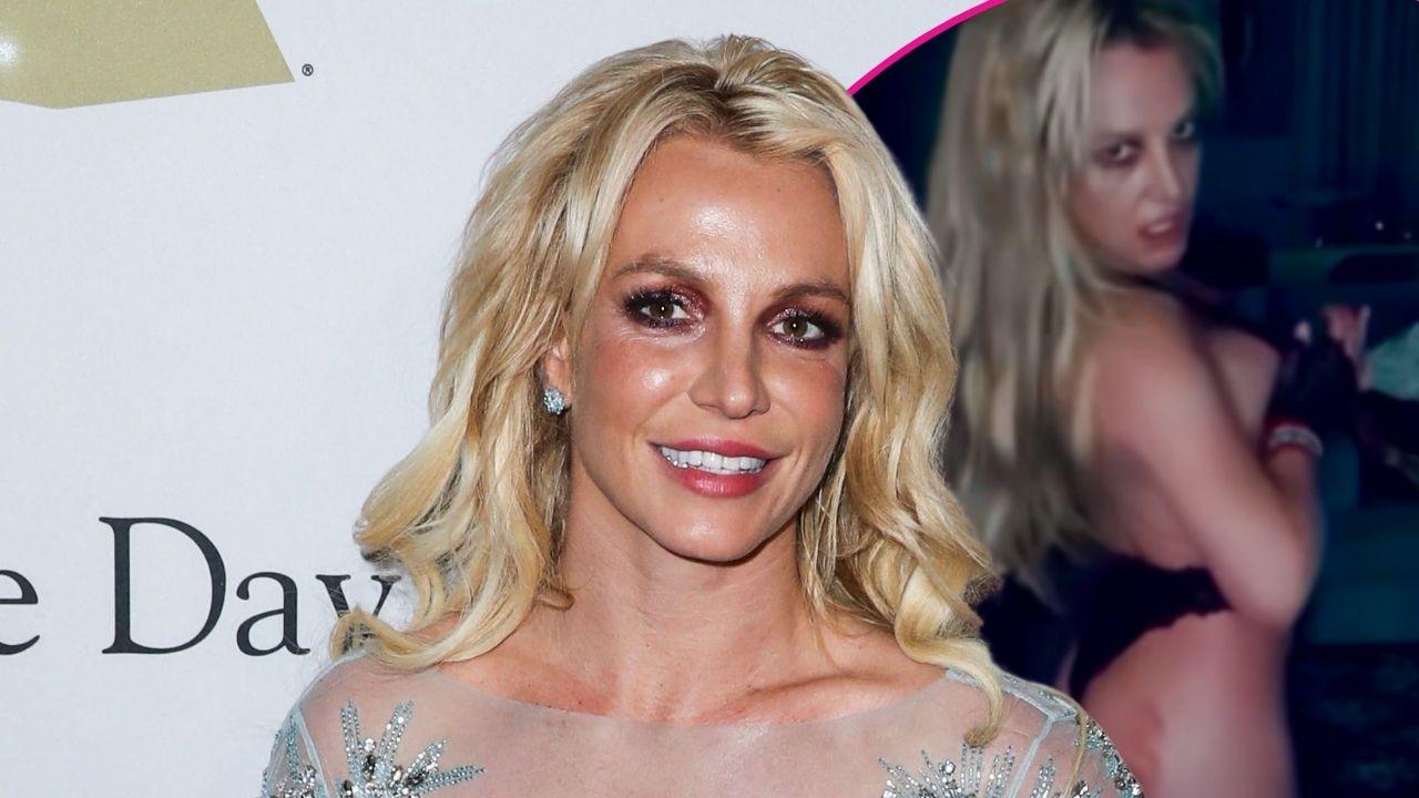 britney spears revealing thong bodysuit dance