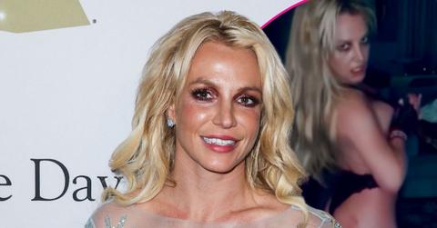 britney spears revealing thong bodysuit dance