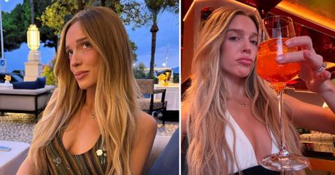 Two photos of Alex Cooper