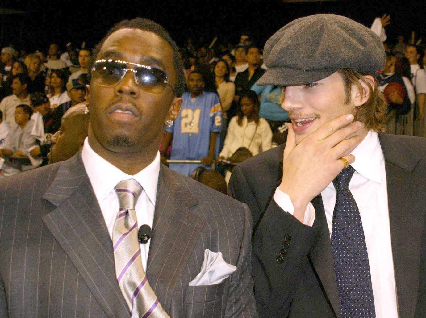 ashton kutcher admitted cant tell friendship sean diddy combs