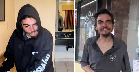 Two photos of Tylor Chase