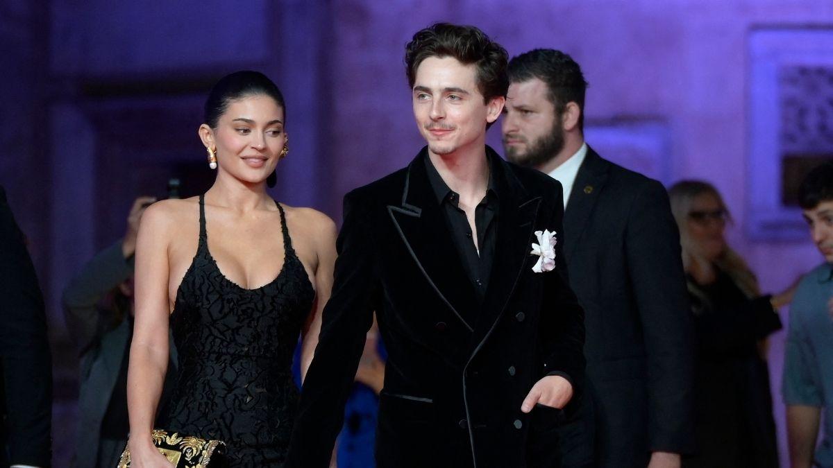Image of Timothée Chalamet publicly thanked Kylie Jenner during his acceptance speech in January.