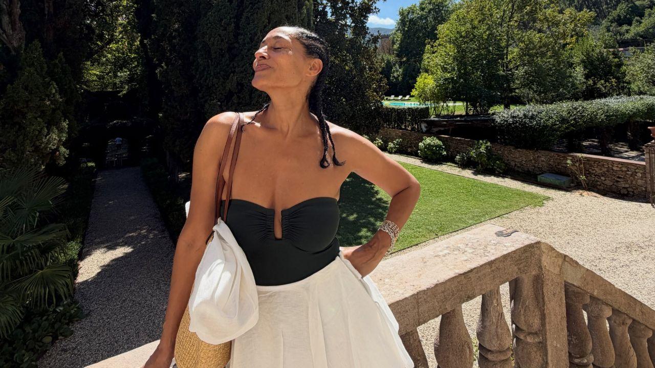 Image of Tracee Ellis Ross' vacation snaps earned plenty of love from famous friends, including Keke Palmer.
