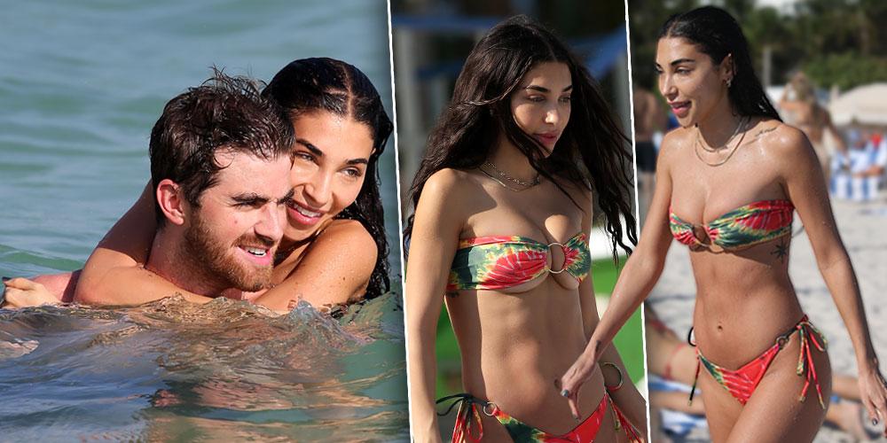 Chantel Jeffries Bikini PDA Loses Top