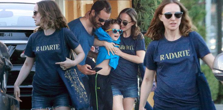 Hiding Something? Natalie Portman Tries To Cover Suspicious Bump With ...