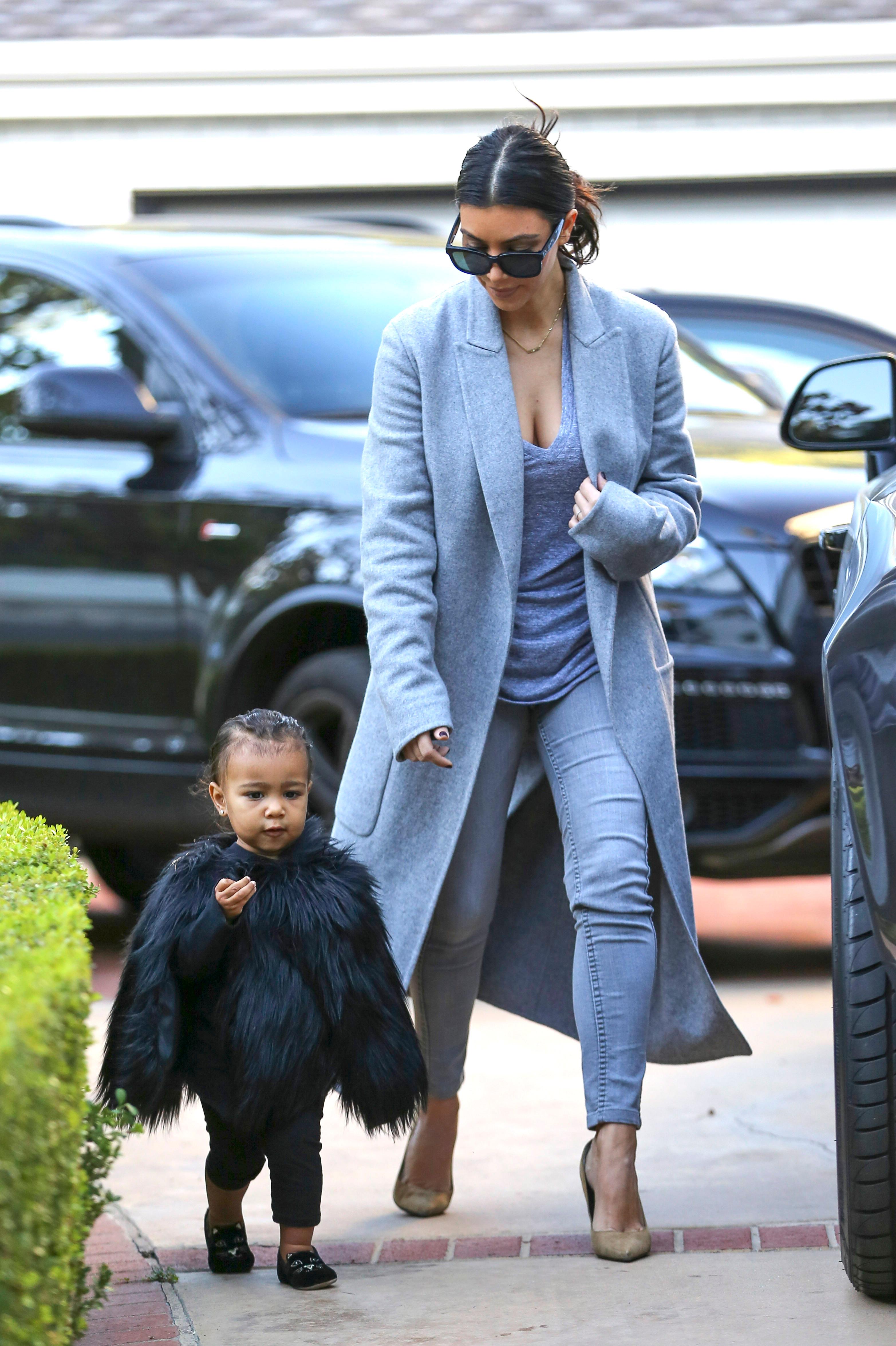 North is one step ahead of Kim Kardashian