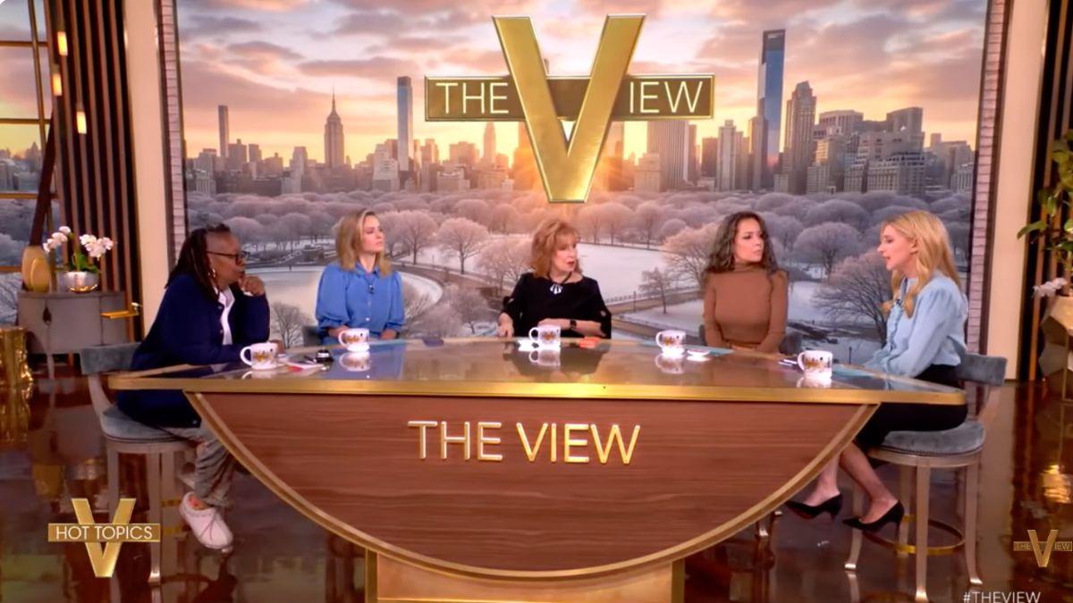 Photo of Whoopi Goldberg was censored for a few seconds on the Thursday, February 26, episode of 'The View.'