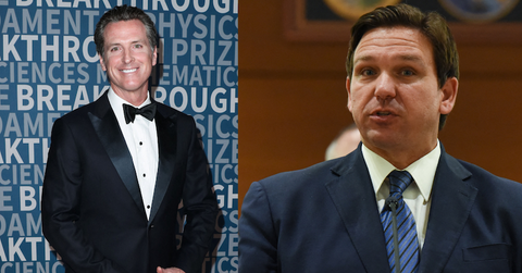 gavin newsom ron desantis kamala name
