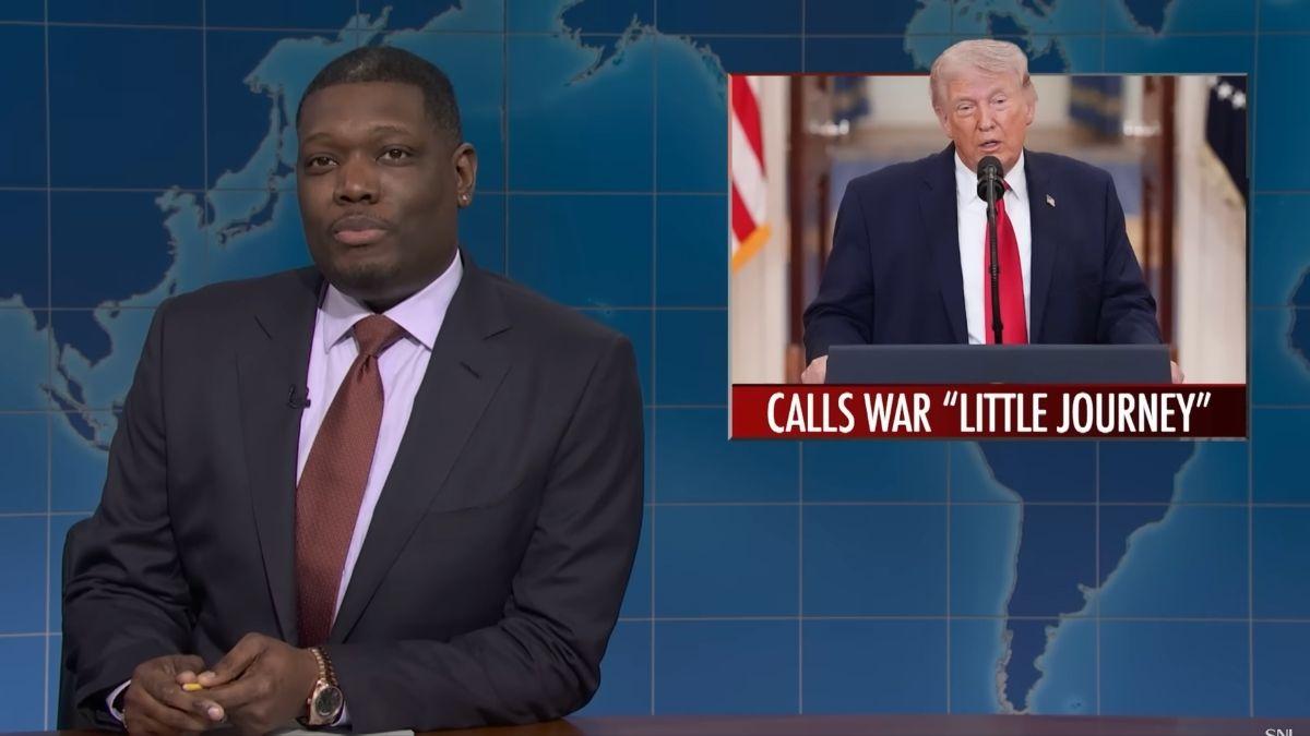 Image of Michael Che was criticized for using President Abraham Lincoln’s assassination to mock Donald Trump.