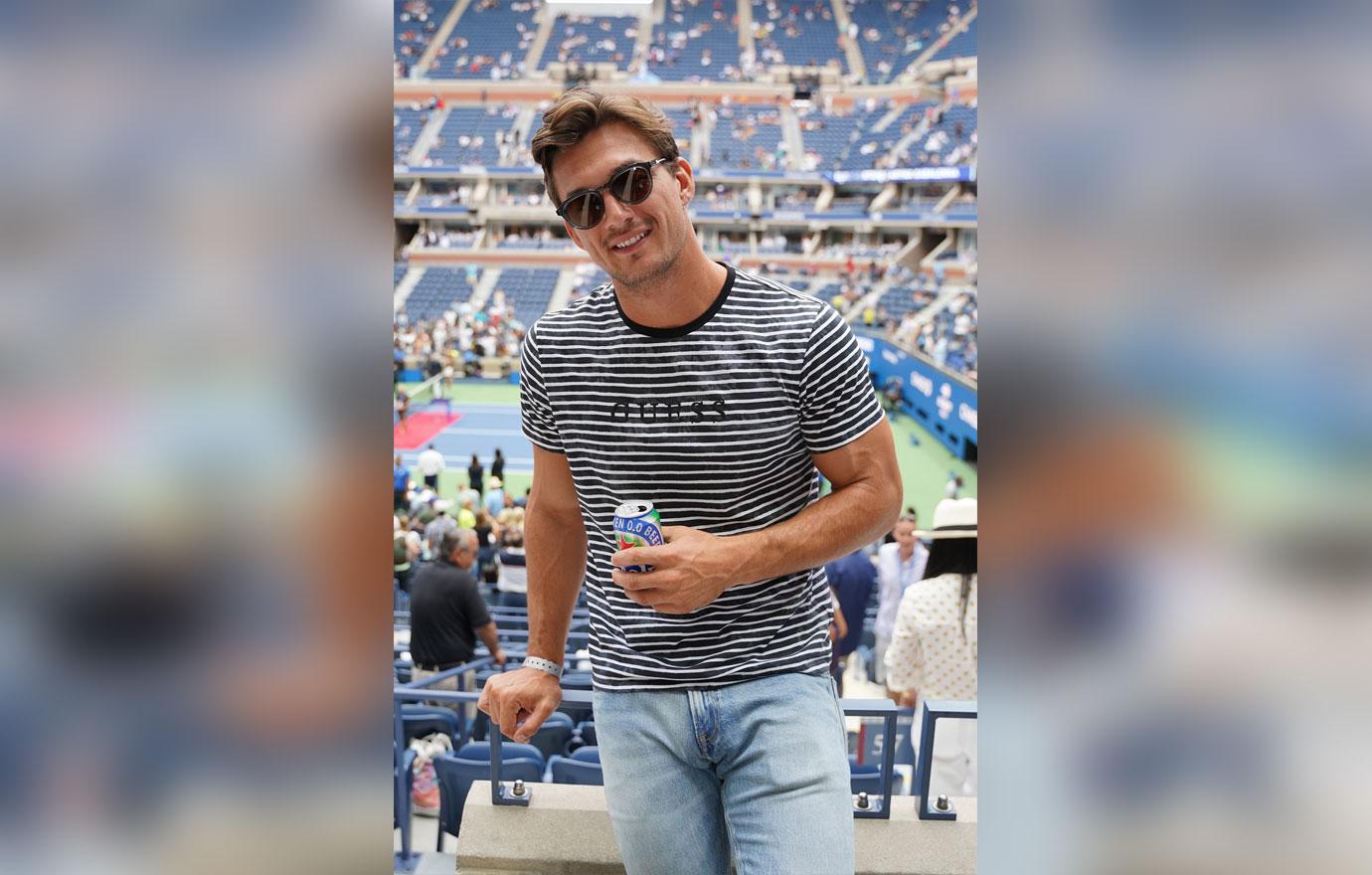 Tyler Cameron At Tennis Match Hints Single Gigi Hadid Split