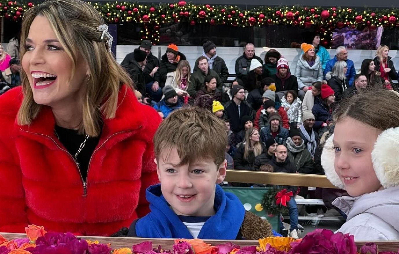 Savannah Guthrie Smiles With Husband & Kids On Thanksgiving Photos