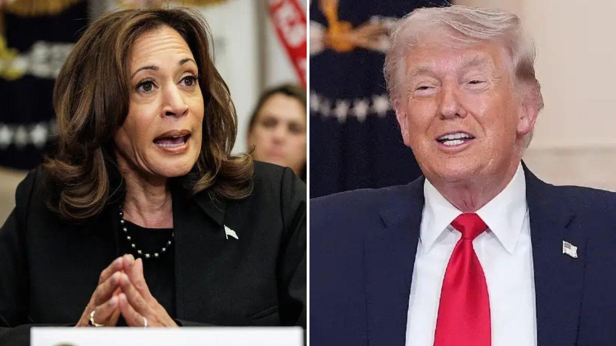 Photo of Kamala Harris and Donald Trump