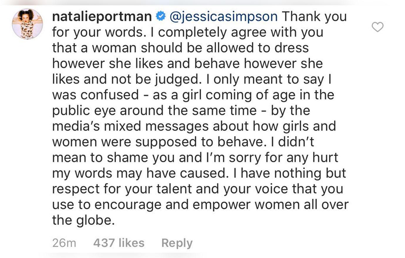 Natalie Portman response