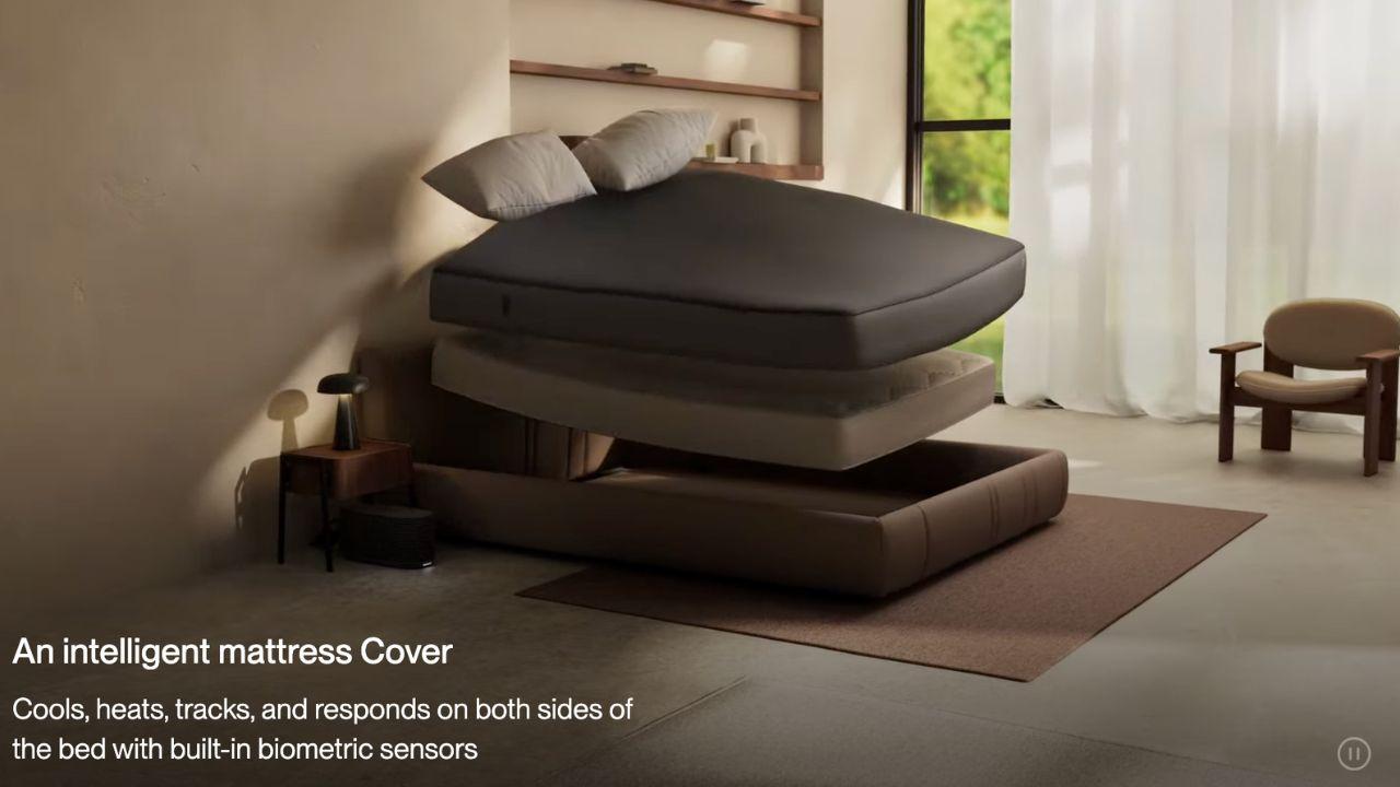 Image of Eight Sleep's innovative mattress technology combines personalized temperature control and sleep tracking to help users create a more comfortable nighttime routine.