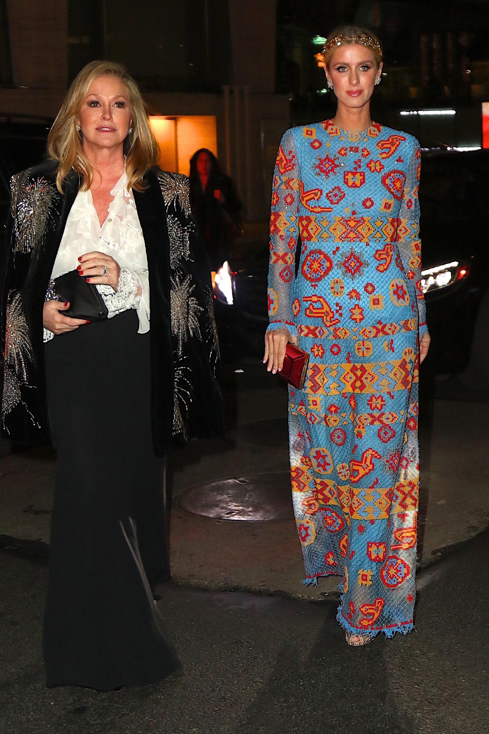 Nicky Hilton and mother Kathy Hilton arrives to Lincoln Center for &#8220;An Evening Honoring Valentino&#8221; event in New York