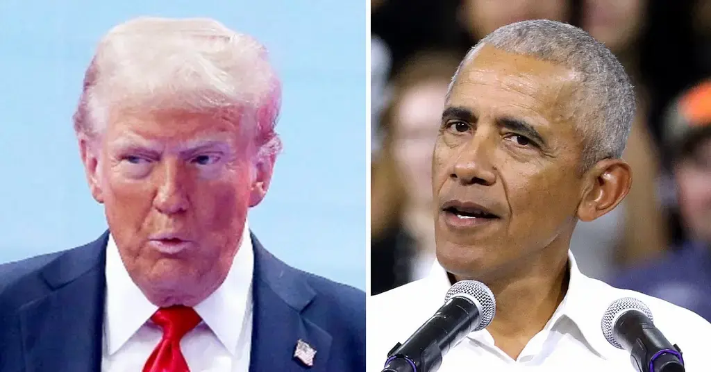 donald trump gets along everybody friendly banter barack obama