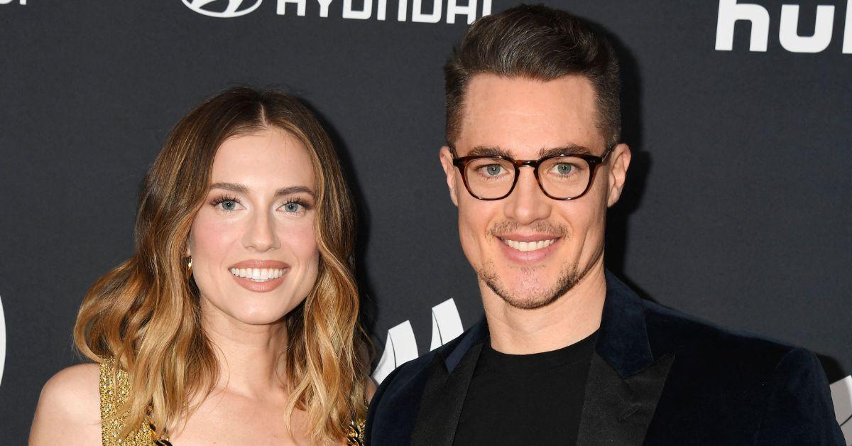 Photo of Allison Williams and Alexander Dreymon. 