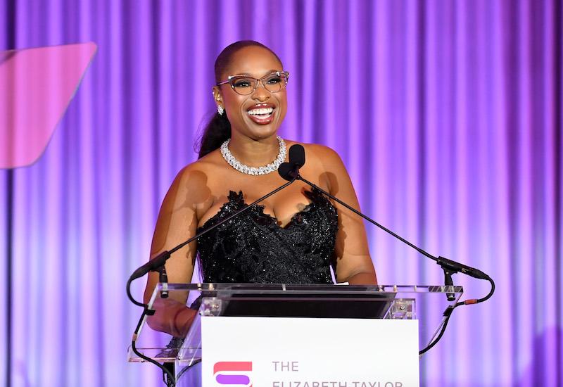 jennifer hudson attends the elizabeth taylor ball to end aids at the beverly hills hotel on september   in beverly hills california