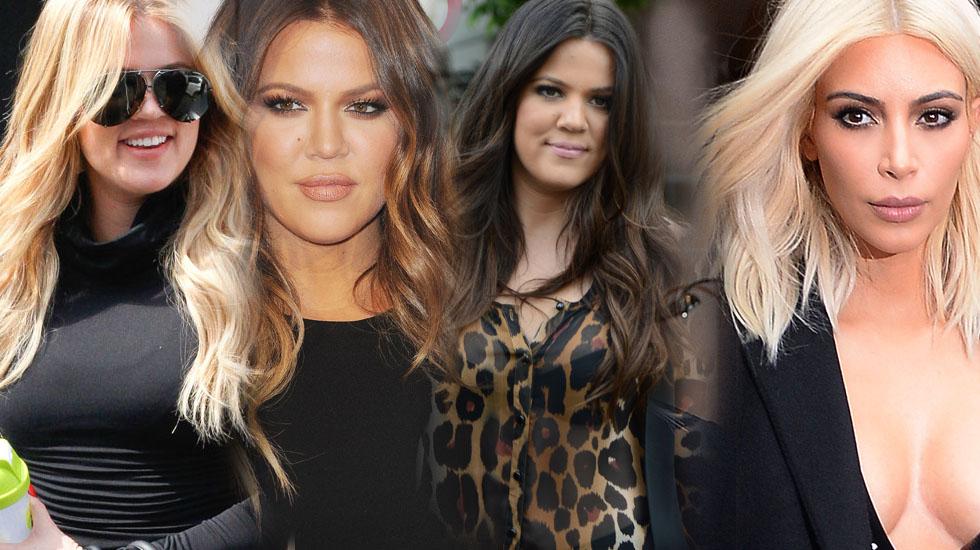 Khloe kardashian blonde hair