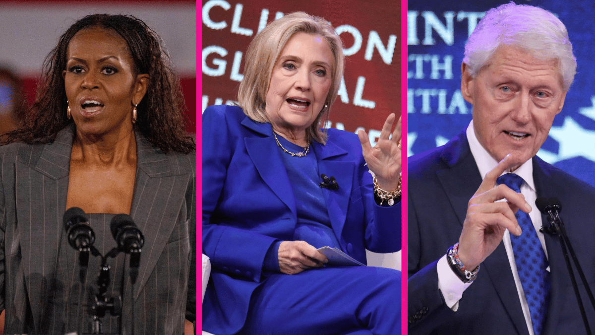 Michelle Obama ; Hillary Clinton ;Bill Clinton
