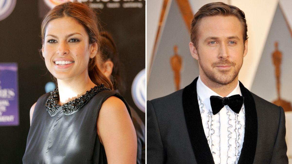 Photo of Ryan Gosling and Eva Mends met on the set of the 2011 film 'The Place Beyond the Pines.'