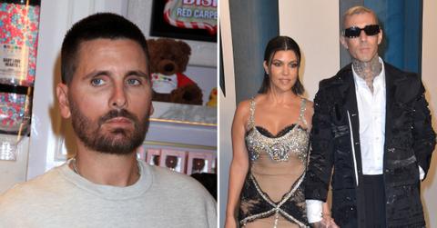 scott disick emotional supportive kourtney kardashian give birth travis barker
