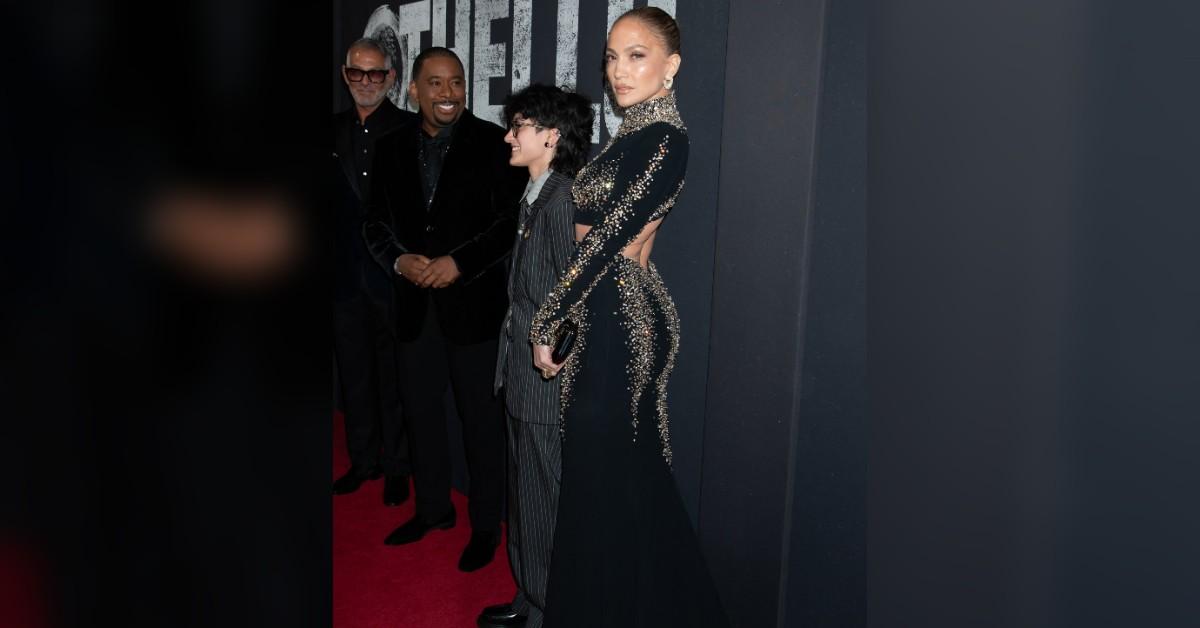 jennifer lopez daughter emme red carpet