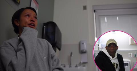 Composite Photo of Deion Sanders and Karrueche Tran