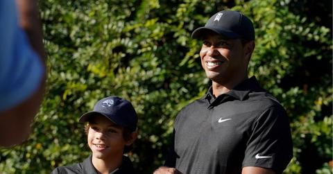 tiger woods son charlie second place pnc championship