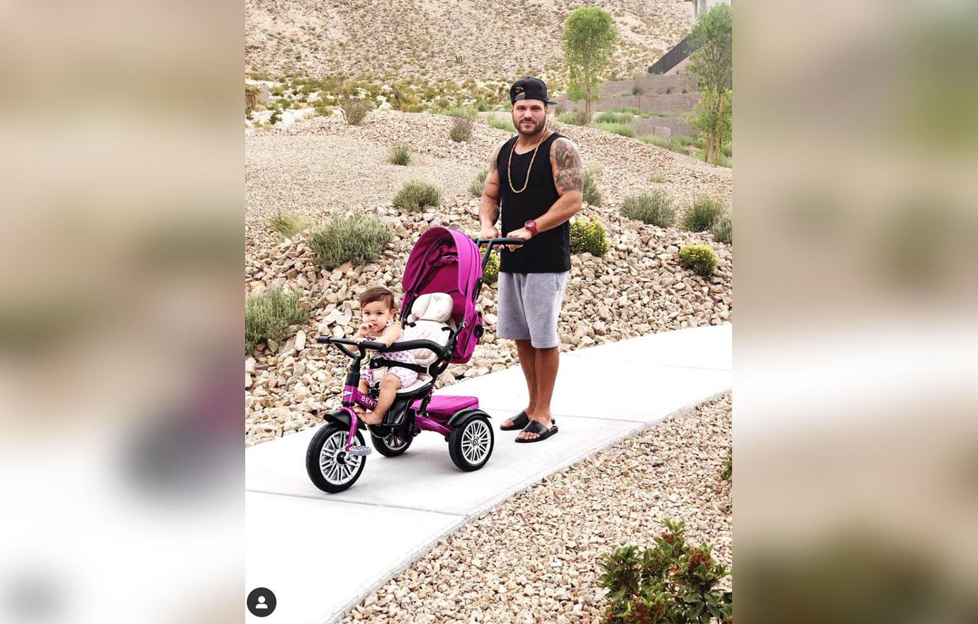 Ronnie Ortiz-Magro With Daughter In Stroller Jen Harley Back Together Split Breakup