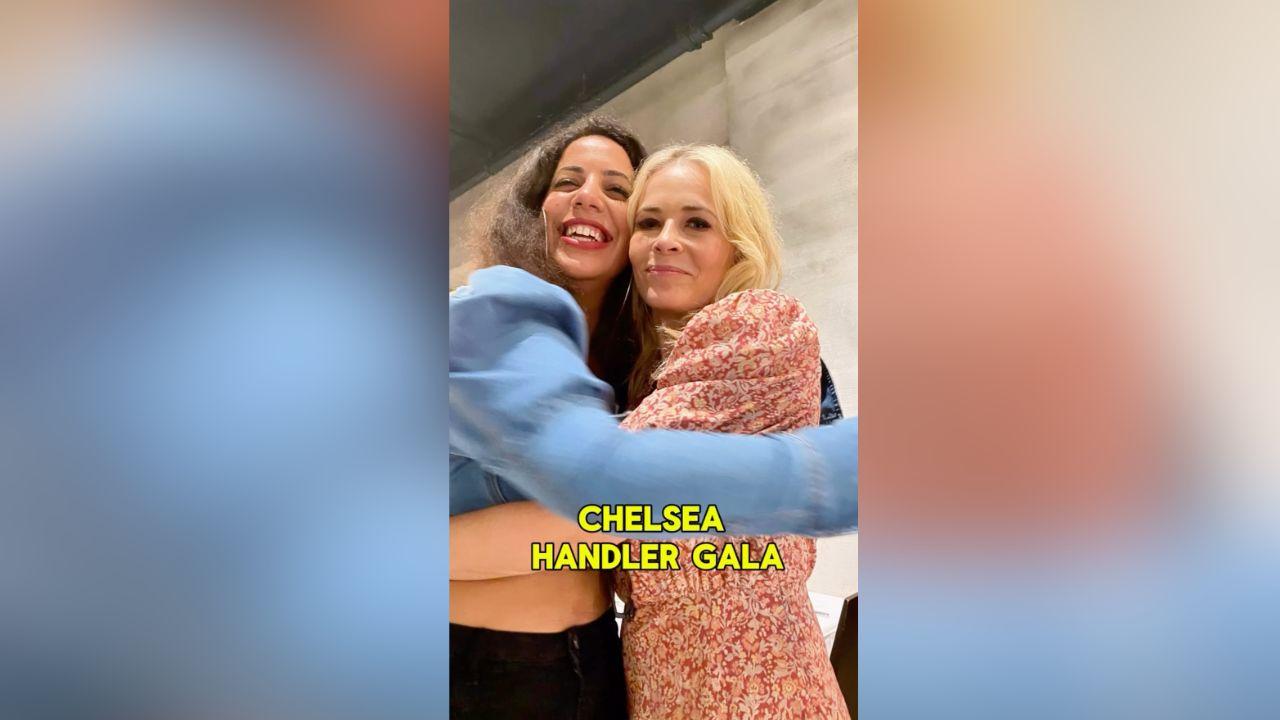 Image of Salma Hindy and Chelsea Handler