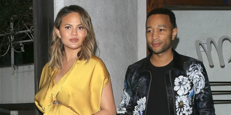 Chrissy teigen pregnant baby boy photos