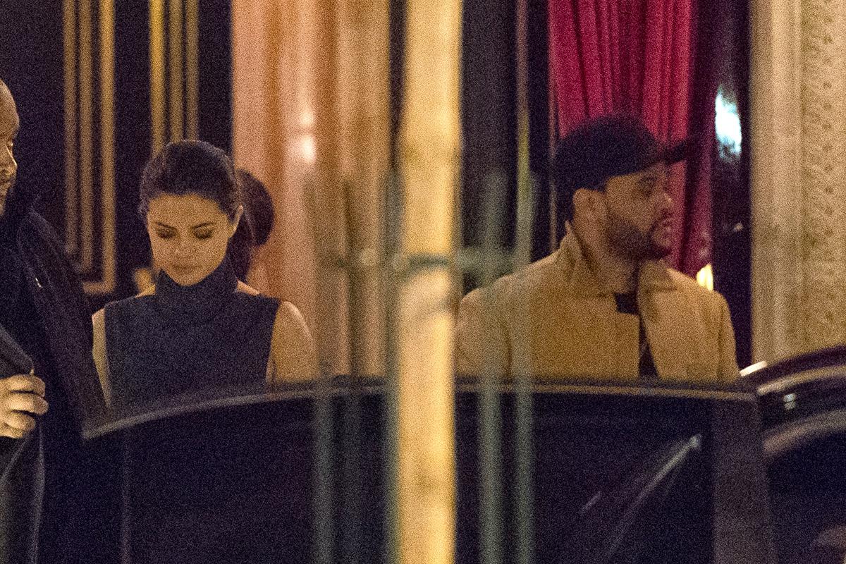 Selena Gomez And The Weeknd Leave Their Hotel For A Date In Paris