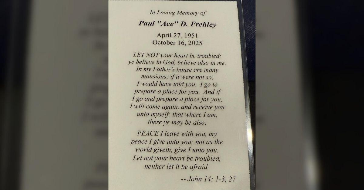 Image of Eddie Trunk paid tribute to Ace Frehley through an Instagram post.