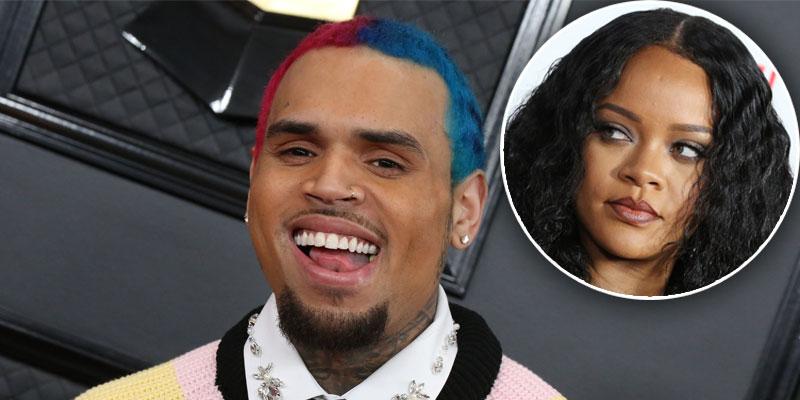 Chris Brown Flirts With Rihanna After Hassan Jameel Breakup