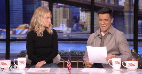 Photo of Kelly Ripa and Mark Consuelos.