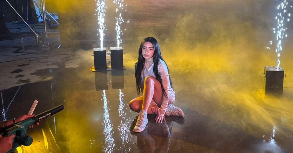 Image of Charli XCX partnered with Converse on a sneaker collection.