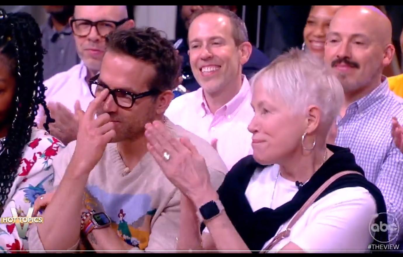 Ryan Reynolds Surprises 'The View' Panelists From Audience: Watch