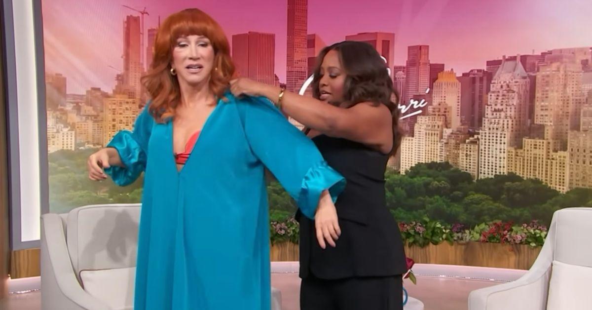 image of Kathy Griffin joked about matching with John Mayer on a dating app.