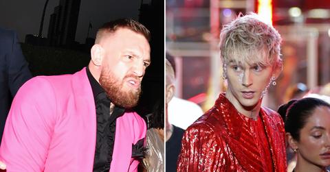 did conor mcgregor just try to fight mgk at the vmas ok