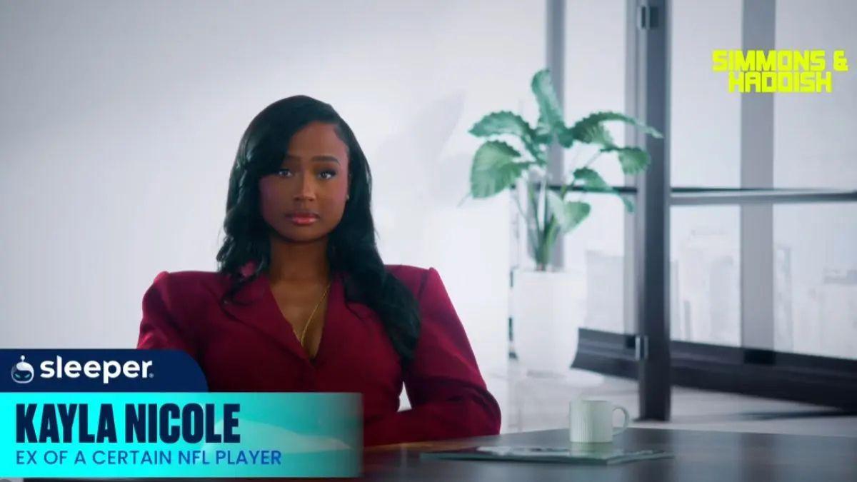 Photo of Kayla Nicole shaded her ex and his fiancée in a 2026 Super Bowl commercial.