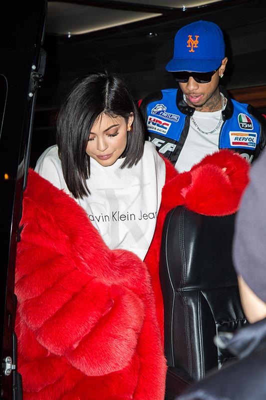 Kylie Jenner Heads Out For Valentine&#8217;s Day With Tyga In NYC