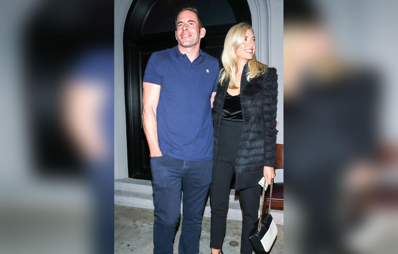 Heather Rae Young And Tarek El Moussa At Dinner