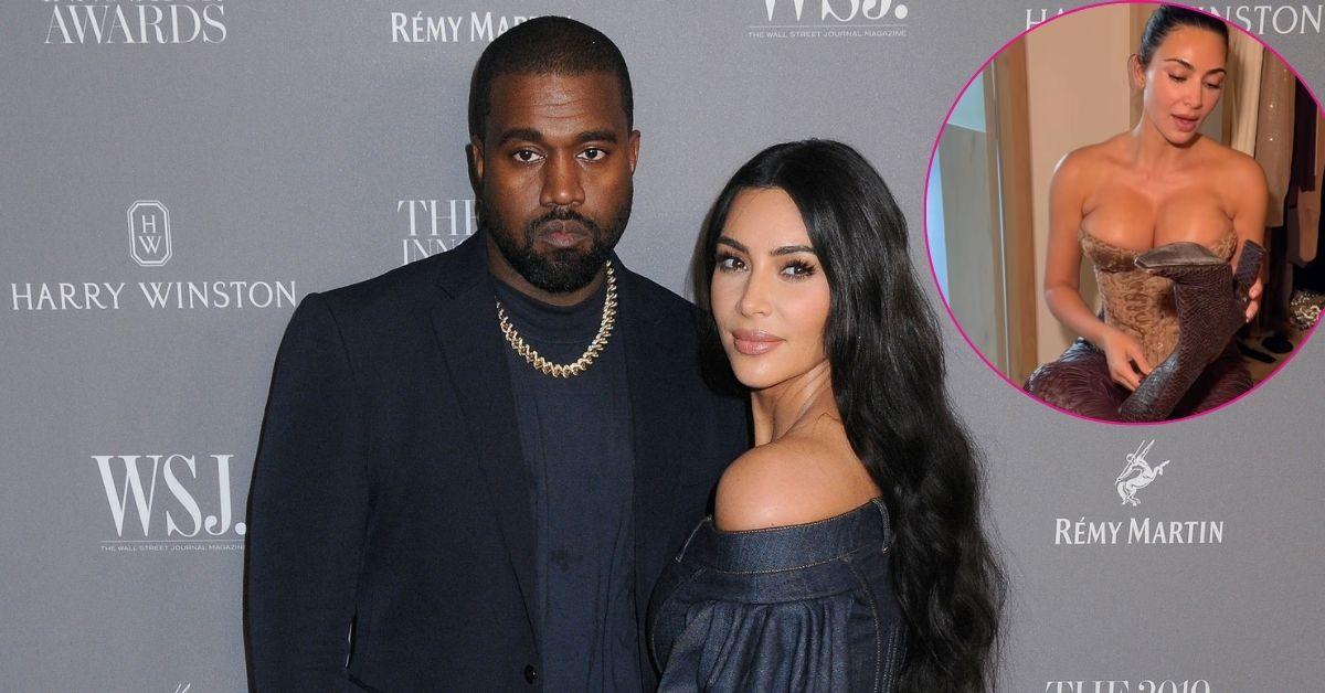 Photo of Kanye West and Kim Kardashian